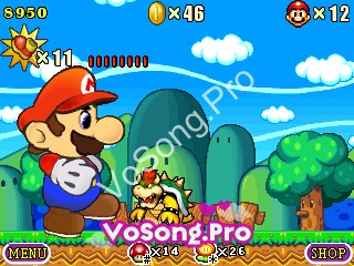 Game Super Mario Việt Hóa, ăn nấm, giải cứu công chúa
